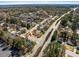Community aerial showing tree lined streets and many homes at 2428 Havershire Dr, Raleigh, NC 27613