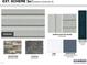 Exterior design scheme with sterling siding, navy shutters, and ledgestone accents at 265 Umstead St, Sanford, NC 27330