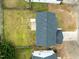 Aerial view of the house shows roof, backyard, and surrounding property at 5332 Seaspray Ln, Raleigh, NC 27610