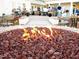Outdoor fire pit, perfect for gathering and enjoying the outdoors at 625 Sage Oak Ln, Holly Springs, NC 27540