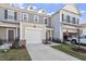 Charming townhome featuring a garage and a well-maintained lawn, perfect for comfortable living at 63 Pale Moss Dr, Clayton, NC 27527