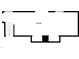Floor plan depicting the layout of the second floor of the home, featuring an open room and stairs at 6624 Professor St, Raleigh, NC 27616