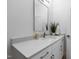 Modern bathroom vanity with a sleek countertop, vessel sink, and minimalist design, offering a serene space at 6816 Rainwater Rd, Raleigh, NC 27615