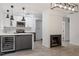 Spacious kitchen featuring white cabinets, stainless steel appliances, and tile flooring at 1016 N Bend Dr, Raleigh, NC 27609