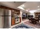 Inviting living space including stainless steel appliances, a cozy dining area, and comfortable seating at 106 Nashua Cv, Louisburg, NC 27549