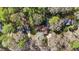 Bird's-eye view of a neighborhood with lush greenery, mature trees, and well-maintained homes at 1208 Turner Farms Rd, Garner, NC 27529