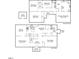 Detailed floor plan showcasing the layout of the home, including bedrooms, kitchen, and living spaces at 125 Vance Wrenn Rd, Roxboro, NC 27573