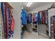 Walk-in closet with storage for clothing and accessories at 22 Old York Cir, Clayton, NC 27527
