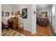 Cozy living room area featuring hardwood floors and comfortable seating arrangement, perfect for relaxation at 241 Lifeson Way, Cary, NC 27519