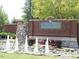 Entrance to Carolina Preserve at Amberly, with stone accents and water features at 241 Lifeson Way, Cary, NC 27519