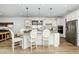Spacious kitchen featuring a large island, modern appliances, and recessed lighting at 2436 Fiddich Ln, Fuquay Varina, NC 27526