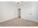 Large bedroom features double closets, plush carpet, and neutral walls at 4017 Olde Waverly Way, Fuquay Varina, NC 27526