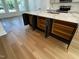 Kitchen island with quartz countertops and ample storage space at 526 Billingshurst Way # 211, Knightdale, NC 27545
