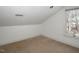 Bright bedroom with neutral carpet and window view of the outdoors at 595 Weathersfield # A, Pittsboro, NC 27312