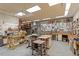 Spacious workshop with workbenches, tool storage, and natural light, perfect for hobbies or projects at 95 Blueberry Rdg, Pittsboro, NC 27312