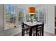 Charming breakfast nook with large windows offering abundant natural light and scenic views at 15 Rocky Point Ct, Fuquay Varina, NC 27526