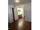 Bedroom features a built-in vanity with bright lighting and ample closet space at 151 Schultz St # 151, Chapel Hill, NC 27514
