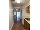 Open-concept layout seamlessly connects the kitchen to the living area, perfect for modern living at 151 Schultz St # 151, Chapel Hill, NC 27514