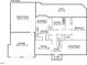 First floor floorplan details layout of Gathering room, garage, breakfast area, kitchen, and bedrooms at 1708 Lakepark Dr, Raleigh, NC 27612
