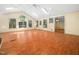Bright and spacious living room with skylights and large windows, offering plenty of natural light at 1708 Lakepark Dr, Raleigh, NC 27612