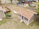 Outbuilding view with a private entrance and classic design, complements the main house at 1723 Bahama Rd, Bahama, NC 27503