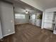 Spacious living room with carpet flooring, neutral colors and built-in shelves at 1816 Phillips Dr, Sanford, NC 27330