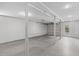 Spacious unfinished basement perfect for customization and additional storage at 1900 Sunset Ave, Durham, NC 27705