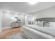 Well-lit bedroom featuring hardwood floors and modern decor at 1900 Sunset Ave, Durham, NC 27705