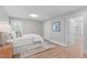Spacious bedroom with hardwood floors and plenty of natural light at 1900 Sunset Ave, Durham, NC 27705