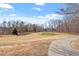Scenic golf course view of the fairway and green near the home at 2602 Vintage Hill Ct, Durham, NC 27712