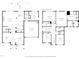 Detailed floor plan of a two-story home showcasing layout of rooms, dimensions and space at 3356 Longleaf Estates Dr, Raleigh, NC 27616