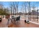 Inviting outdoor deck space for entertaining at 715 Thompson Rd, Garner, NC 27529