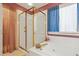 Bright bathroom showcasing a glass shower and bathtub creating a serene retreat at 721 Thompson Rd, Garner, NC 27529