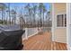 Charming deck with outdoor seating and BBQ grill, perfect for outdoor entertaining at 721 Thompson Rd, Garner, NC 27529