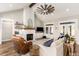 Cozy living room with a fireplace, built-in shelves, and comfortable seating, creating a relaxing atmosphere at 107 Crescent Hill Ln, Rougemont, NC 27572