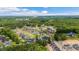 Community aerial view with homes near Jordan Lake; a serene, wooded neighborhood at 132 Edward Booth Ln, Durham, NC 27713