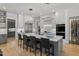 Bright kitchen with a large island and modern appliances, perfect for entertaining guests and enjoying culinary creations at 132 Edward Booth Ln, Durham, NC 27713