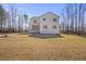 Exterior rear of the home showing the deck and spacious backyard at 2233 Kanata Mills Rd, Wake Forest, NC 27587