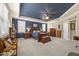 Airy bedroom with a tray ceiling, comfortable bed, and ample natural light at 2233 Kanata Mills Rd, Wake Forest, NC 27587