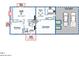 Detailed floor plan illustrating the layout of the living spaces in the home at 2404 Pearces Rd, Zebulon, NC 27597