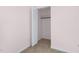 Bedroom closet with carpeting at 3775 Guess Rd # 36, Durham, NC 27705