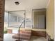 Screened porch and access to backyard, including stairs at 3901 Carson Dr, Sanford, NC 27332