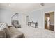 Bonus room featuring a comfortable seating area and natural lighting at 40 Park Meadow Ln, Youngsville, NC 27596