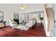 Inviting living room features hardwood floors, fireplace, and comfortable seating at 409 Hanson Rd, Durham, NC 27713