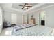 Spacious main bedroom with ensuite bath, neutral decor, and great natural light at 420 Retreat Ln, Wake Forest, NC 27587