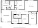 Second floor floorplan of a two story house at 4225 Old Lewis Farm Rd, Raleigh, NC 27604