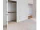 A closet with white walls and carpet floor at 9231 Bear Run Ln, Middlesex, NC 27557
