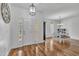 Foyer and Dining Area features hardwood floors, open layout, and lots of natural light at 10 Holden Ct, Youngsville, NC 27596