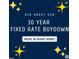Advertisement for a 30 year fixed rate buydown at 105 Gabriel Ct, Clayton, NC 27520