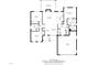Detailed floor plan featuring multiple bedrooms, a spacious living area, and a screened porch at 105 Shawnee Drive, Louisburg, NC 27549